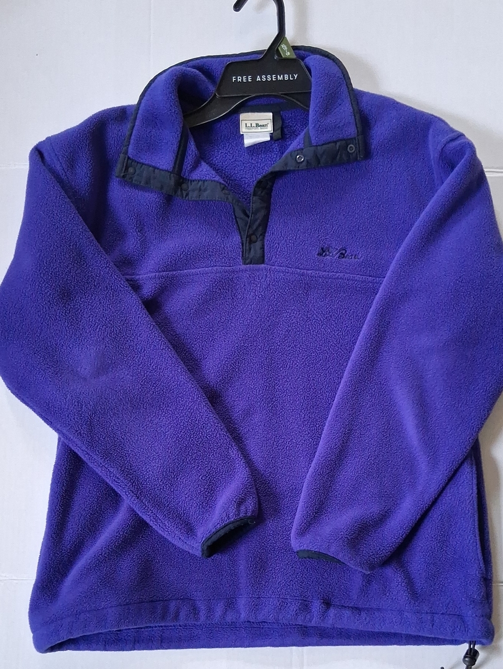 Vintage L.L Bean Fleece Pull Over. Purple/blue. Womans Small?.